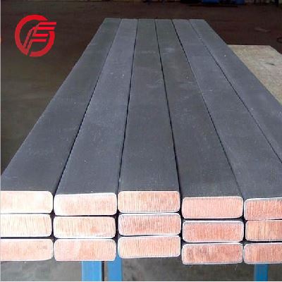 Ti-Cu clad bar